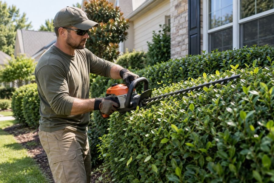 Hedge Trimming service photograph